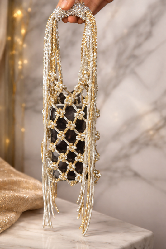 RHINE STONE MOBILE BAG