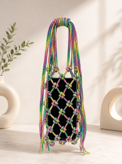 RHINE STONE MOBILE BAG