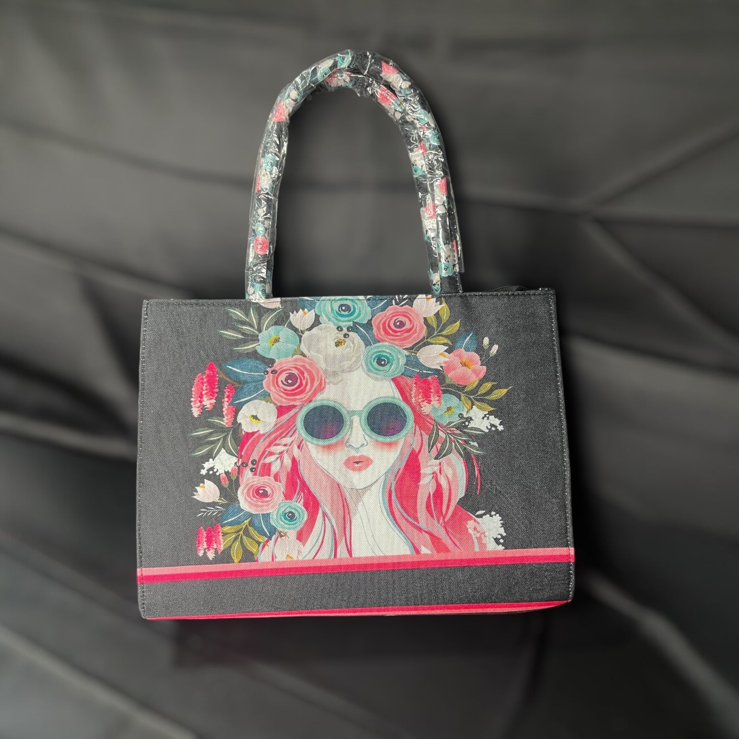 Girl Tote Bag Printed